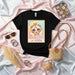 LA GÜERA La Lotería Card 12 T-Shirt Cute Blonde Girl Flower Crown Mexican Bingo Game Tee Unisex Short Sleeve Graphic Apparel Mexicada