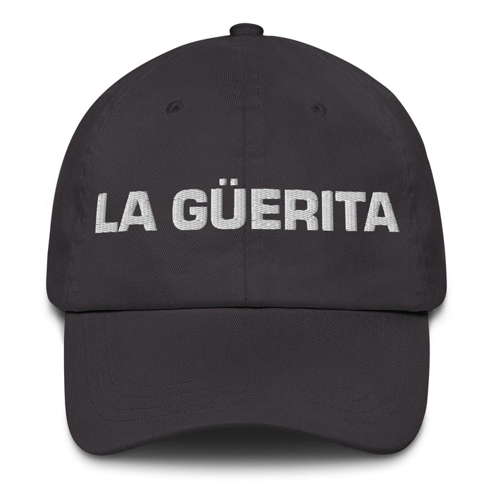 La Güerita The Little Blondie Mexican Spanish Pride Gift Regalo Dad Hat Mexicada Dark Grey