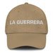 La Guerrera The Warrior Mexican Spanish Pride Gift Regalo Dad Hat Mexicada Khaki