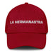 La Hermanastra The Stepsister / The Stepbrother Mexican Spanish Pride Gift Regalo Dad Hat Mexicada Cranberry