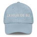 La Hija De Su The Son/Daughter Of... (Playful Insult) Mexican Spanish Pride Gift Regalo Dad Hat Mexicada Light Blue