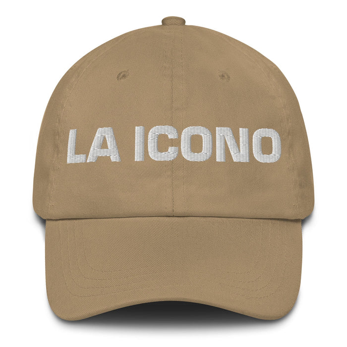 La Icono The Icon Mexican Spanish Pride Gift Regalo Dad Hat Mexicada Khaki