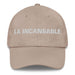 La Incansable The Tireless One Mexican Spanish Pride Gift Regalo Dad Hat Mexicada Stone