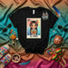 LA INDIA Loteria Card Shirt Mexican Bingo Game Art Graphic Tee for Women Men Unisex T-shirt Day of the Dead Fiesta Party Gift Number 27 Mexicada