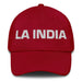 La India The Indian Mexican Spanish Pride Gift Regalo Dad Hat Mexicada Cranberry