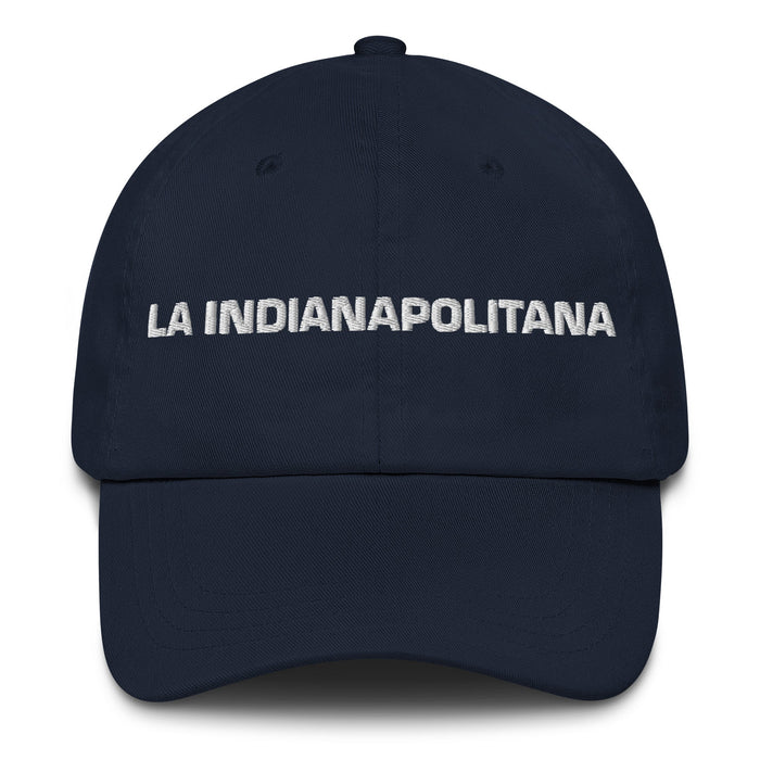 La Indianapolitana The Indianapolis Resident Mexican Spanish Pride Gift Regalo Dad Hat - Mexicada