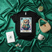 LA INFJ Loteria Card Owl T-Shirt, Personality Type Gift for Introverts, Soft Cozy Sweater Owl with Glasses Graphic Tee, Unique Artistic Tarot Card Inspired Design, Book Lover Shirt, Unisex Fit Mexicada