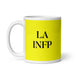 La INFP The Mediator MBTI Personality Funny Home Office Work Coffee Mug Mexican Spanish Pride Gift White Glossy Cup Yellow Card Mug Mexicada