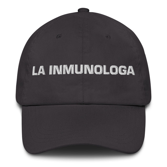 La Inmunologa The Immunologist Mexican Spanish Pride Gift Regalo Dad Hat - Mexicada