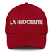 La Inocente The Innocent Mexican Spanish Pride Gift Regalo Dad Hat Mexicada Cranberry