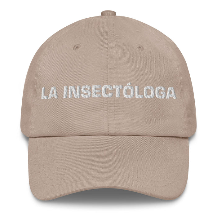 La Insectóloga The Entomologist Mexican Spanish Pride Gift Regalo Dad Hat Mexicada Stone