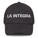 La Integra The Integrity One Mexican Spanish Pride Gift Regalo Dad Hat Mexicada Dark Grey