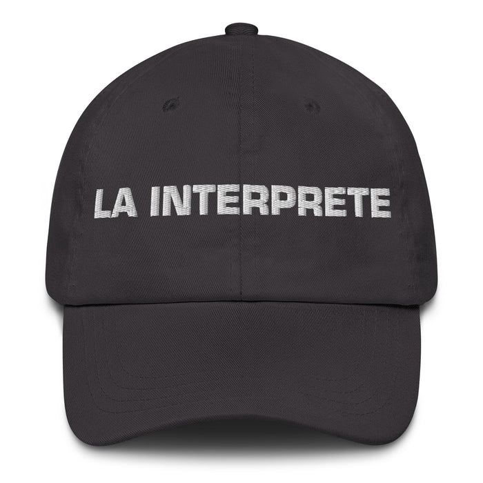 La Interprete The Interpreter Mexican Spanish Pride Gift Regalo Dad Hat - Mexicada