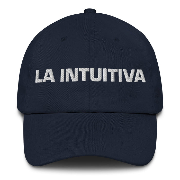 La Intuitiva The Intuitive Mexican Spanish Pride Gift Regalo Dad Hat Mexicada Navy