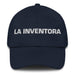 La Inventora The Inventor Mexican Spanish Pride Gift Regalo Dad Hat Mexicada Navy