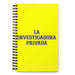 La Investigadora Privada The Private Investigator | Yellow Spiral Notebook, 140 Dotted Sheets | Funny Gift Idea Home Office Work | Mexican Spanish Pride Gift Mexicada