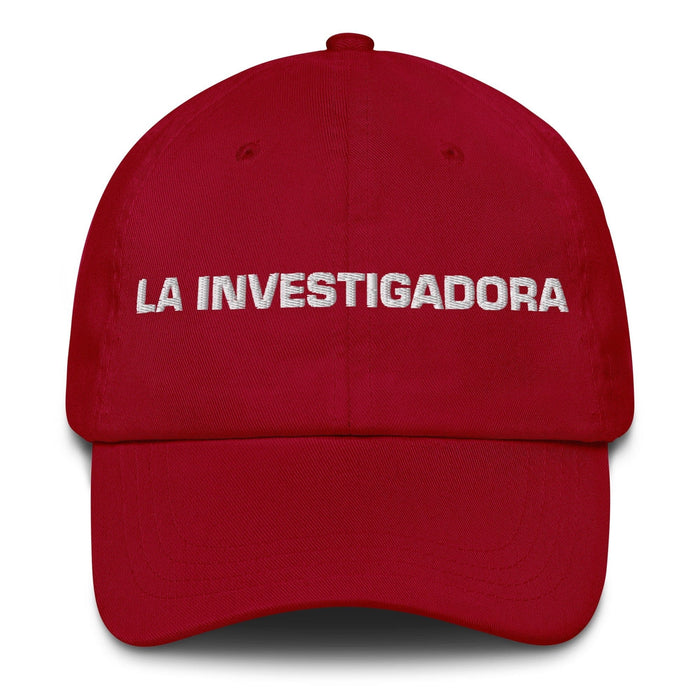 La Investigadora The Researcher Mexican Spanish Pride Gift Regalo Dad Hat - Mexicada