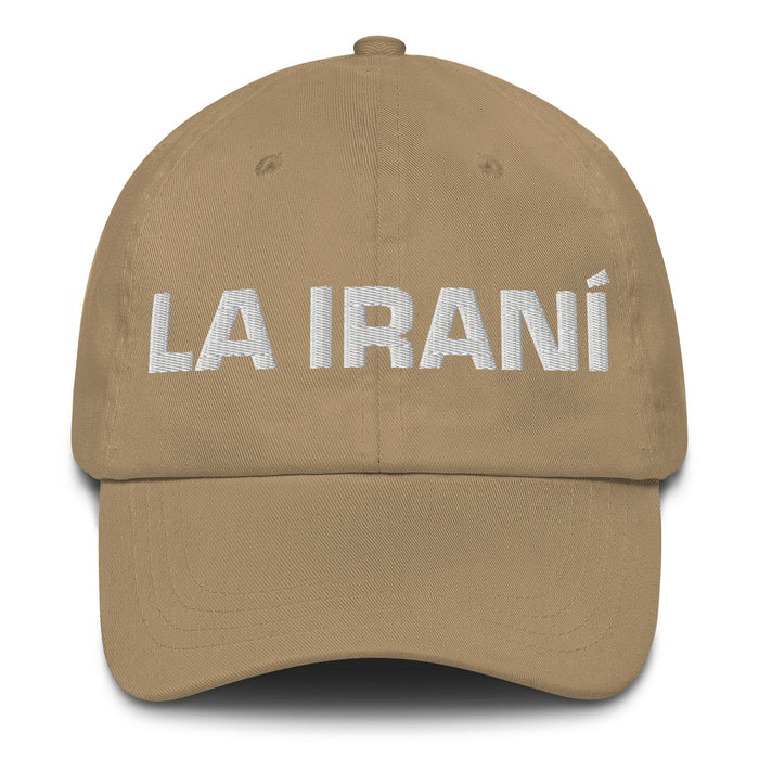 La Iraní The Iranian Mexican Spanish Pride Gift Regalo Dad Hat - Mexicada