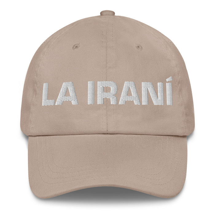 La Iraní The Iranian Mexican Spanish Pride Gift Regalo Dad Hat - Mexicada