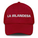 La Irlandesa The Irish Mexican Spanish Pride Gift Regalo Dad Hat Mexicada Cranberry