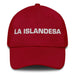 La Islandesa The Icelandic Mexican Spanish Pride Gift Regalo Dad Hat Mexicada Cranberry