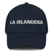 La Islandesa The Icelandic Mexican Spanish Pride Gift Regalo Dad Hat Mexicada Navy