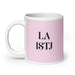 La ISTJ The Logistician MBTI Personality Funny Home Office Work Coffee Mug Mexican Spanish Pride Gift White Glossy Cup Light Pink Card Mug Mexicada