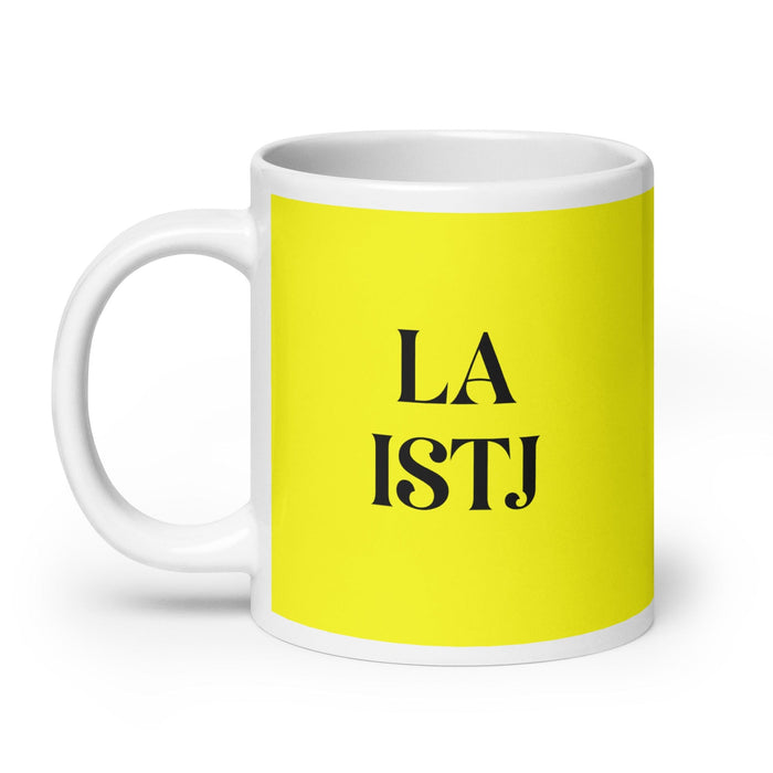 La ISTJ The Logistician MBTI Personality Funny Home Office Work Coffee Mug Mexican Spanish Pride Gift White Glossy Cup Yellow Card Mug Mexicada