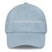 La Jacksonvilliana The Jacksonvillian Mexican Spanish Pride Gift Regalo Dad Hat Mexicada Light Blue