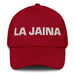 La Jaina The Girlfriend/Boyfriend Mexican Spanish Pride Gift Regalo Dad Hat Mexicada Cranberry