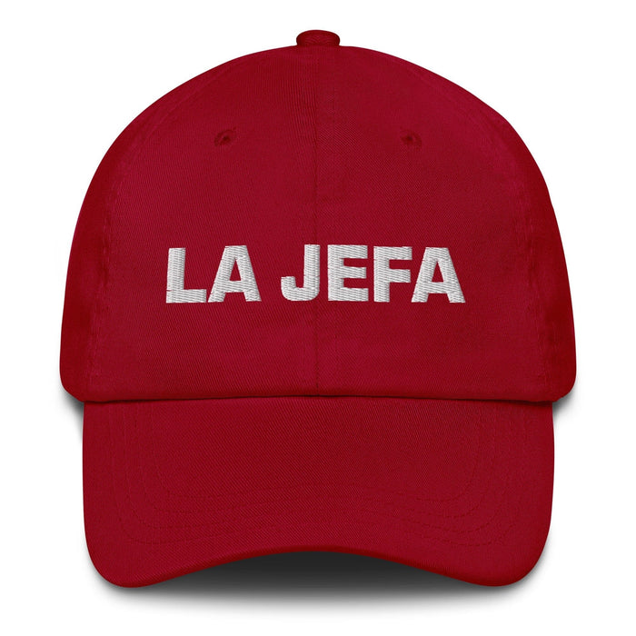 La Jefa The Boss Mexican Spanish Pride Gift Regalo Dad Hat - Mexicada