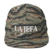 La Jefa The Boss Mexican Spanish Pride Gift Regalo Embroidered 5 Panel Cap | J15 Mexicada Green Tiger Camo