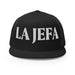 La Jefa The Boss Mexican Spanish Pride Gift Regalo Embroidered Trucker Cap | J15 Mexicada Black
