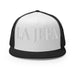 La Jefa The Boss Mexican Spanish Pride Gift Regalo Embroidered Trucker Cap | J15 Mexicada Black/ White/ Black