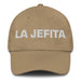 La Jefita The Little Boss Mexican Spanish Pride Gift Regalo Dad Hat Mexicada Khaki