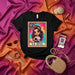 LA JEVA Latina Loteria Card T-Shirt, Tie Dye Style Art, Boho Woman Graphic Tee, Mexican Bingo Game Inspired Unisex Shirt, Cute Chicana Gift Idea Mexicada