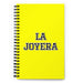 La Joyera The Jeweler | Yellow Spiral Notebook, 140 Dotted Sheets | Funny Gift Idea Home Office Work | Mexican Spanish Pride Gift Mexicada