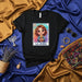 LA JUDÍA La Lotería Card 11 Cute Jewish Girl Holding Menorah Graphic T-Shirt Unisex Black Hanukkah Gift Tee Shirt for Women Men Mexicada
