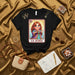 LA JUDÍA La Lotería Card T-Shirt Queen of Israel Jewish Princess Apparel Gift Unisex Tee with Star of David Jewelry Accessories and Crown Design Number 12 Mexicada