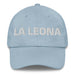 La Leona The Lion Mexican Spanish Pride Gift Regalo Dad Hat Mexicada Light Blue