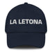 La Letona The Latvian Mexican Spanish Pride Gift Regalo Dad Hat Mexicada Navy