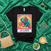 LA LIADA Cute Chameleon Lizard Lotería Card 13 Taco Tongue Graphic Unisex T-Shirt Gift for Mexican Culture Game Lovers Mexicada