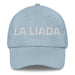 La Liada The Hooked Up One Mexican Spanish Pride Gift Regalo Dad Hat Mexicada Light Blue