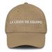 La Líder De Equipo The Team Leader Mexican Spanish Pride Gift Regalo Dad Hat Mexicada Khaki