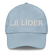 La Líder The Leader Mexican Spanish Pride Gift Regalo Dad Hat Mexicada Light Blue