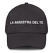 La Maestra Del Té The Tea Master Mexican Spanish Pride Gift Regalo Dad Hat Mexicada Dark Grey