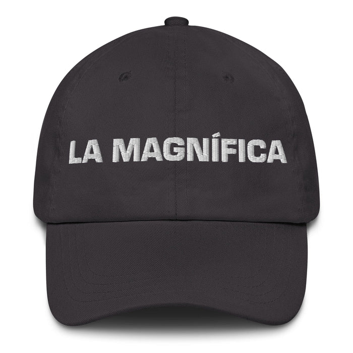 La Magnífica Mexican Spanish Pride Gift Regalo Dad Hat Mexicada Dark Grey