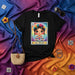 LA MAJA Loteria Card T-Shirt Cute Mexican Girl Art Floral Headband Traditional Blouse Design Vibrant Rainbow Graphic Unisex Tee Shirt Gift Idea Mexicada