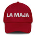 La Maja The Nice One Mexican Spanish Pride Gift Regalo Dad Hat Mexicada Cranberry