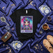 LA MEDIUM Psychic Fortune Teller Loteria Card T-Shirt | Mystical Cute Cartoon Tarot Reader Tee | Number 13 Mexican Bingo Game Design | Spiritual Occult Boho Unisex Shirt Gift Mexicada